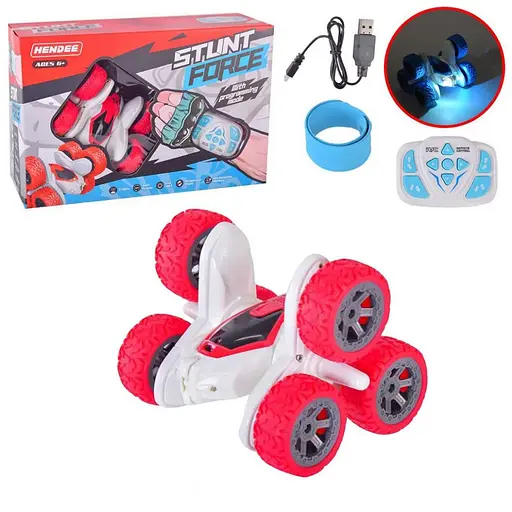 Машинка-Трюкова Bambi ZYJH128/T07B на радіокеруванні Червоний - фото 1