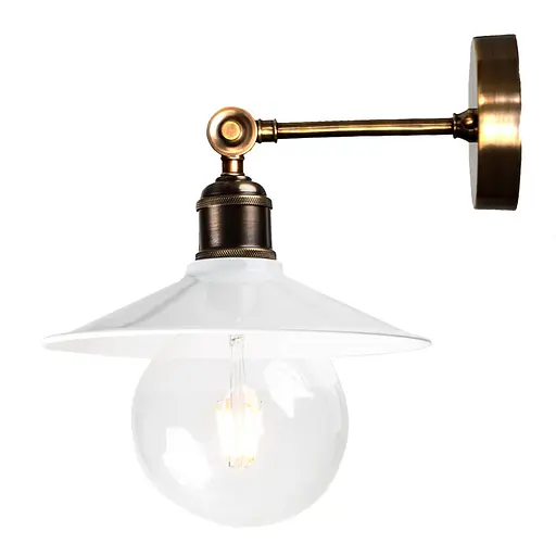 Настінне бра стальне, PikArt арт. 333 білий - фото 1