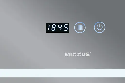 Дзеркало Mixxus Warm MR02-100x80 (LED Touch, годинник, антизапотівання, димер, регулювання яскравості) MI6935 - фото 4
