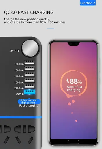 Универсальный автомобильный инвертор OZiO 12V в 220V 200w преобразователь - фото 8