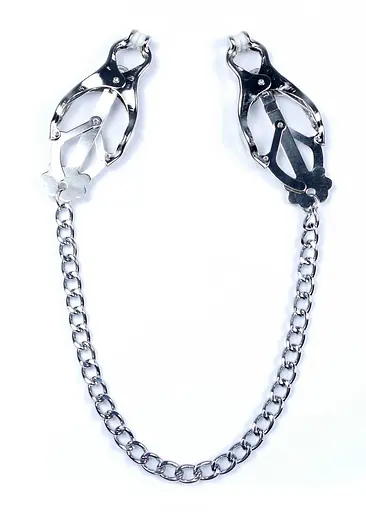 Зажимы для сосков Fetish B - Series Exclusive Nipple Clamps No.11, 45 см (серебристый) - фото 3