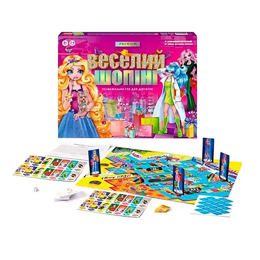 Настільна розважальна гра "Веселий шопінг" G-VS-01-01U рус - фото 3