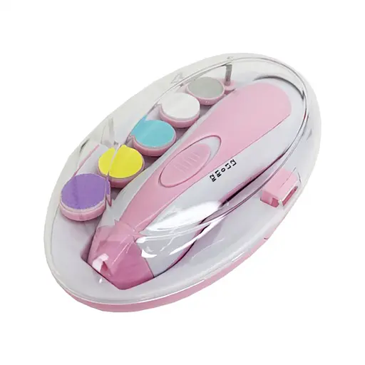 Дитячий електричний тример для нігтів Mega Zayka MGZ-0720(Pink) - фото 1