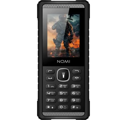 Телефон Nomi i2420 Black UA UCRF - фото 3