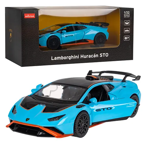Машинка RASTAR Lamborghini Huracan STO 1:32 голубой 64310