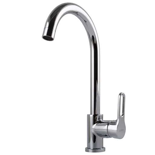 Смеситель для кухни Globus Lux Dolly GLD-0203L хромированный для раковины и мытья с высоким изливом - фото 5