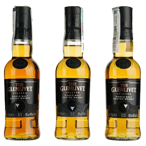 Набір віскі The Glenlivet Spectra 40% 0.6 л (0.2 х 3 шт.) в подарунковій упаковці - фото 2