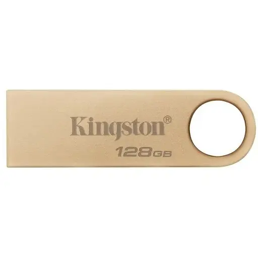 Flash Drive Kingston DT SE9 G3 128GB USB 3.2 Gold (DTSE9G3/128GB) (6962752) - фото 1