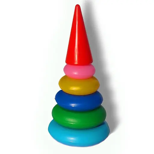 Развивающая пирамидка сортер "Конус маленький" 11016 Пластик
