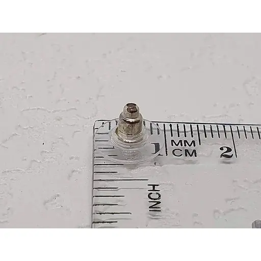 Заглушка-фиксатор для серег (металл + силикон) - фото 3