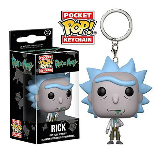 Фігурка-брелок Funko Pop Фанко Поп Рік Рік та Морті Rick and Morty Rick Pocket 4 см Trinket RM 112 - фото 1