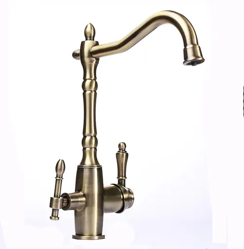 Змішувач для кухні під осмос Globus Lux GLLR-1000-9-Bronze Бронза - фото 4