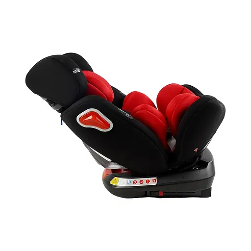 Автокрісло Joy SafeMax SF-92103, система Isofix, група 1-2-3, обертання 360°, червоний - фото 6