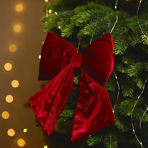 Украшение декоративное Yes! Fun Бант 32x25 см бордо (975084) - фото 6