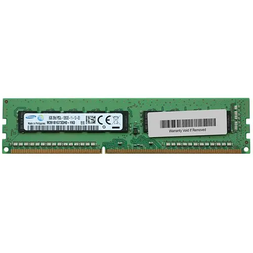 Оперативна пам'ять Samsung DDR3L 8GB 1600MHz PC3L-12800e, ECC Unbuffered Б/В