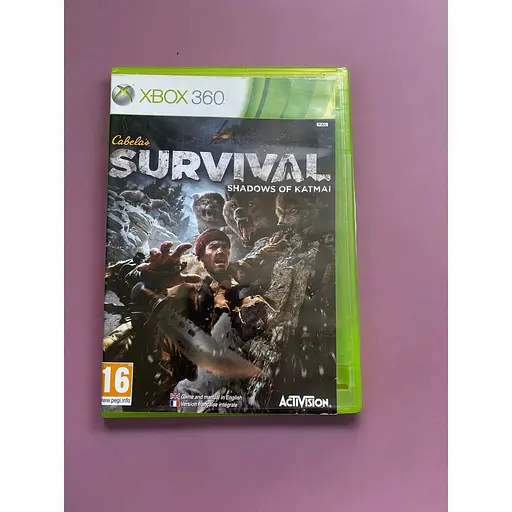 Диск с игрой на Xbox 360 лицензия Cabela's Survival: Shadows of Katmai, игра на Xbox 360 Cabela's Survival: