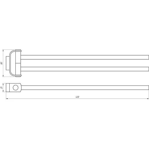 Полотенцедержатель TOPAZ TКВ 8331 - фото 3