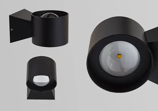 Настінний світильник MJ-Light ORO 3000K BK 17007 - фото 3