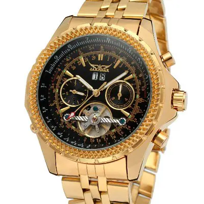 Наручний годинник чоловічий Jaragar Exclusive Gold (408) - фото 3