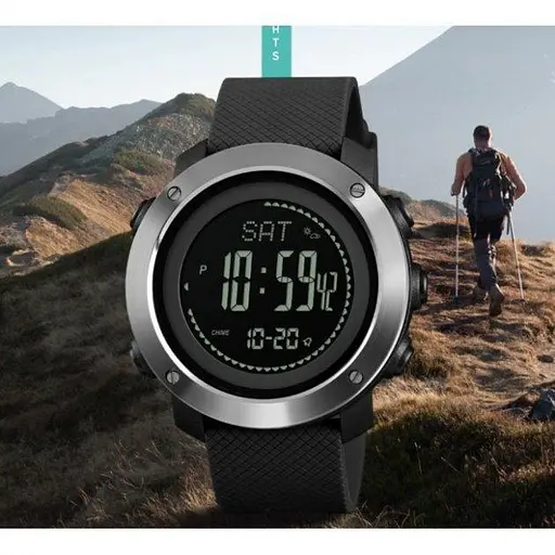 Наручний чоловічий годинник Skmei 1418 Чорний - фото 4