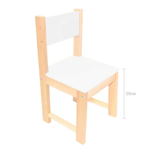 Стульчик №28 цвет белый "Игруша" - фото 2