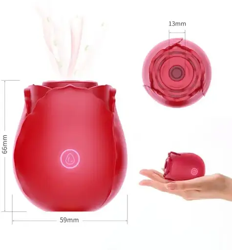 Вакумний стимулятор клітора I'MCUM Velvet Rose (7970379617734) - фото 5