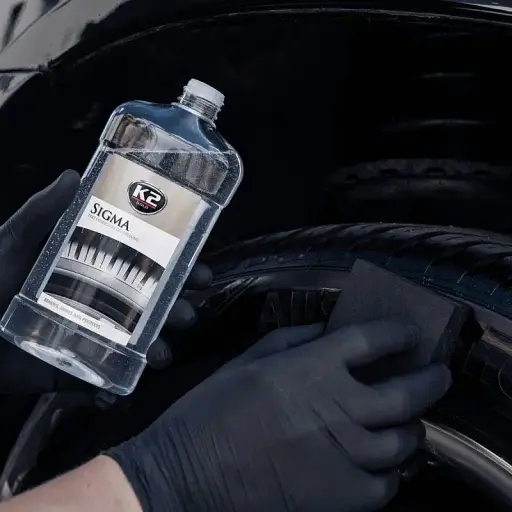 Гель для полировки и ухода за шинами K2 Sigma бесцветный 500 мл. - фото 3