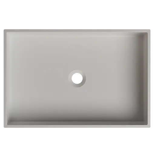 Раковина матовая накладная Amidicon Ring 60 580x390 из литого камня RING_60_MAT, Белый матовый - фото 4