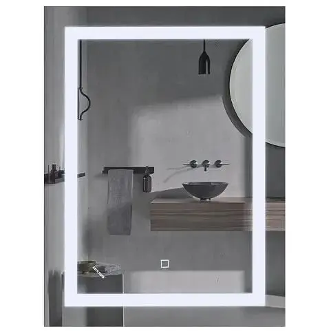 Дзеркало Mixxus TALL MR08-80x60-REVERSE з LED Touch, Anti-fog, димером, регулюванням яскравості (MI6659) - фото 1