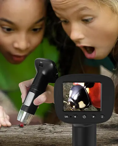 Цифровой ручной микроскоп с 2-дюймовым ЖК-дисплеем - фото 4