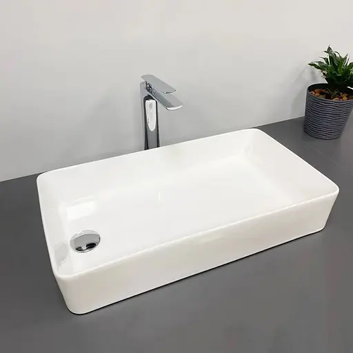 Умивальник VBI Velletri M white накладний VBI-015901, Білий - фото 1