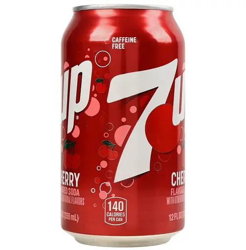Напиток 7UP Cherry безалкогольный газированный 0.355 л - фото 2