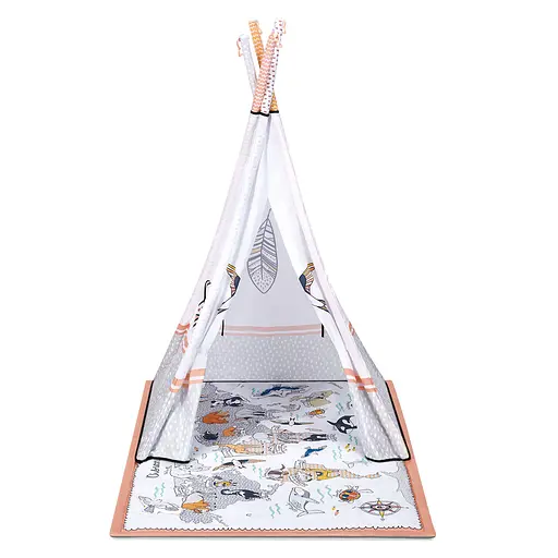Развивающий коврик-палатка Kinderkraft Tippy Вигвам 3в1 - фото 2