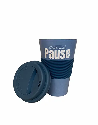 Эко-кружка термокружка Becher to go для кофе и чая из волокон бамбука 350 мл - фото 4