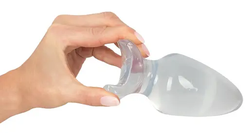 Анальная пробка Crystal Clear Big Plug 13 см (прозрачный) - фото 3