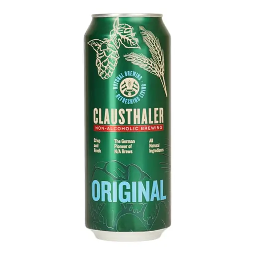 Пиво безалкогольне Clausthaler світле, з/б, 0.49%, 0.5 л - фото 1