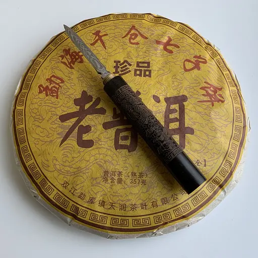 Шу Пуер Старий Скарб Лао Пуер 2014 рік 357 г