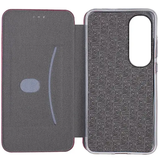 Кожаный чехол-книга Classy для Oppo A60 4G Бордовый - фото 3