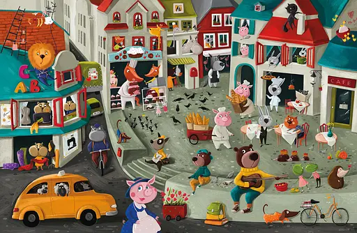 Книга Мій перший віммельбух. My First Wimmelbook. Professions. Автор - Олена Бугренкова (ARTBOOKS) (англ.) - фото 2