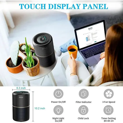 Воздухоочиститель AIRTOK для аллергиков с функцией ароматерапии - фото 6