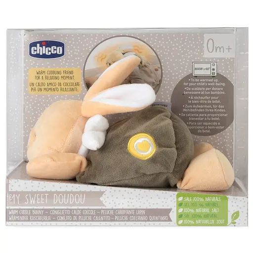 Мягкая игрушка-грелка Chicco Теплый зайчонок Dou Dou (12161.00) - фото 7