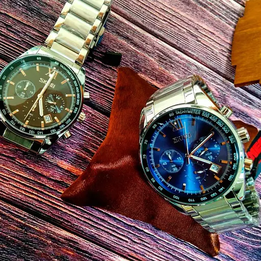 Чоловічий годинник Skmei Tandem Blue - фото 2