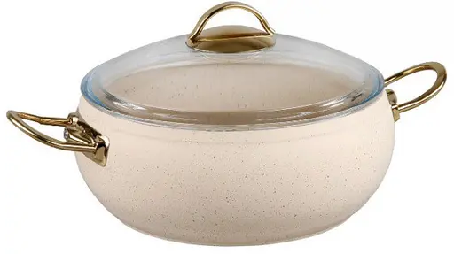 Набір каструль O.M.S. Collection 3024 9 предметів для індукційної плити Слонова кістка - фото 7