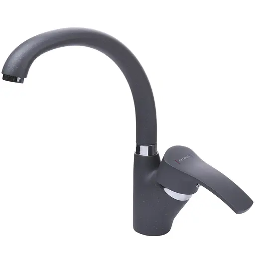Смеситель для кухни Globus Lux GLQU-0203S-BIG-3-Titanium Графит - фото 2