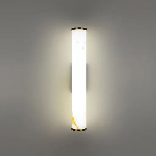 Бра Line F з імітацією мармуру з латунним корпусом Ø6х40 см Арт. WJ366/60*400H - фото 5