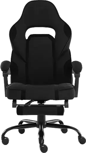 Геймерське крісло GT Racer чорне (X-2748 Fabric Black Suede) - фото 2