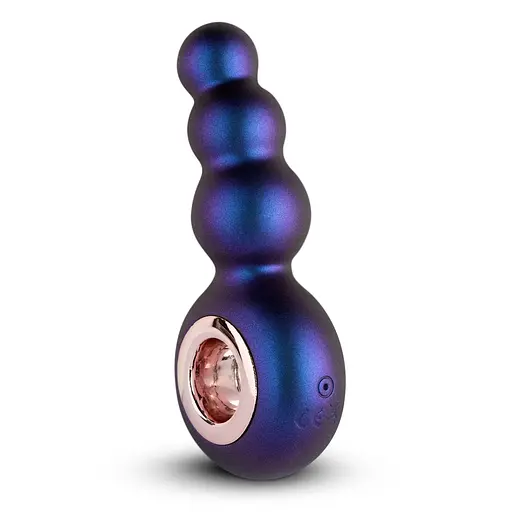 Анальна пробка Hueman Outer Space Vibrating Anal Plug 13.2 см (фіолетовий) - фото 4