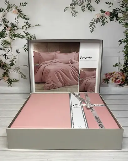 Постільна білизна Percale Koral Сатин Преміум Romeo Home pbe0051812 - фото 1
