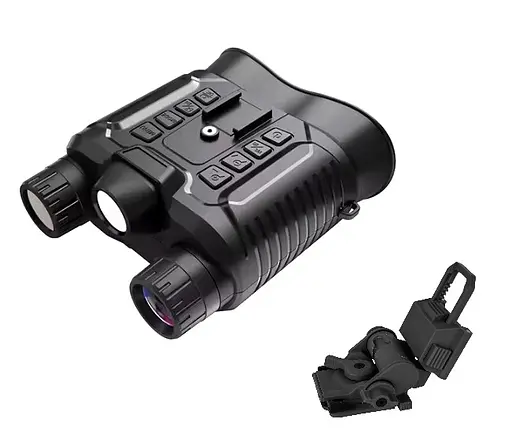 Цифровой бинокль ночного видения NV8161 (до 400м в темноте) 1080P HD 8X с креплением FMA L4G24 на шлем