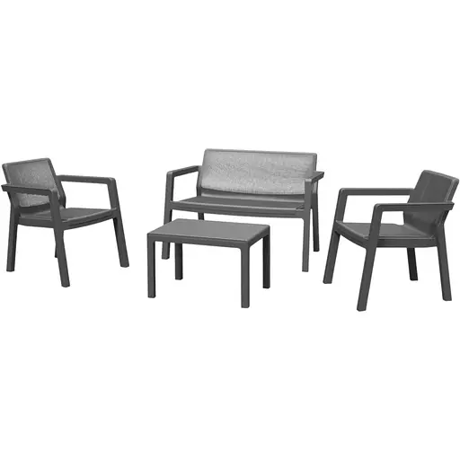Набір меблів Keter Emily Patio set з подушками графіт - фото 1